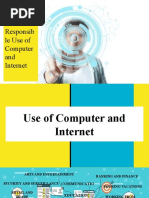 Effective and Responsible Use of Computer and Internet