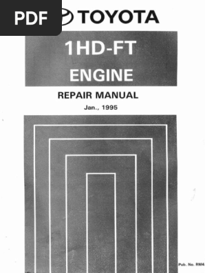 1HD-FT Engine Repair Manual | PDF