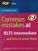 Cullen Pauline Common Mistakes at Ielts Intermediate and How