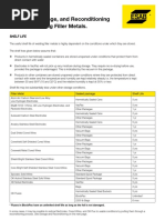 Shelf Life, Storage, and Reconditioning of ESAB Welding Filler Metals