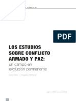 estudios sobre conflicto armado