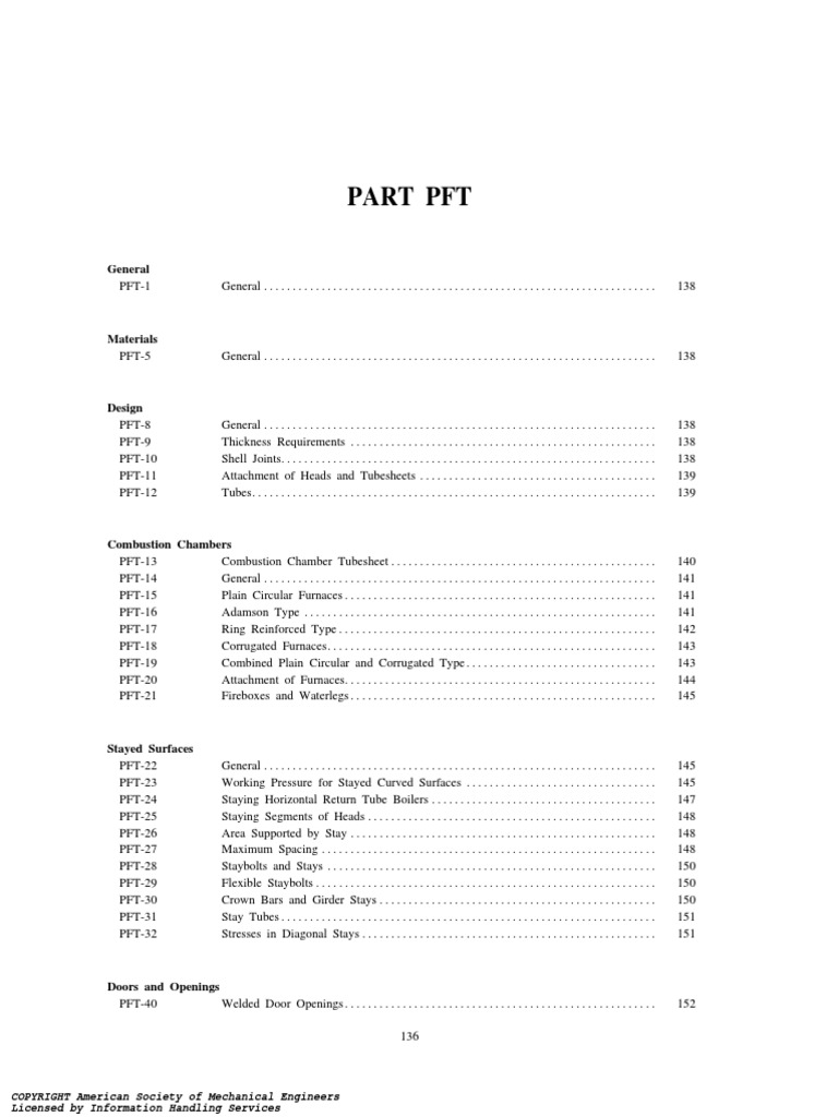Sec 1 PT PFT | PDF | Pipe (Fluid Conveyance) | Boiler