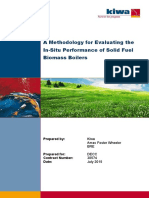 Evaluation of The In-Situ Performance of Biomass Boilers Final Report After Final Boiler Anonymisation