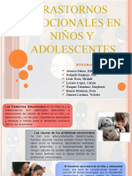 TRASTORNOS EMOCIONALES EN NIÑOS Y ADOLESCENTEs VALE