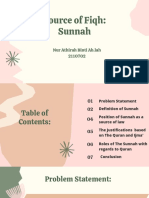 Sources of Fiqh Sunnah
