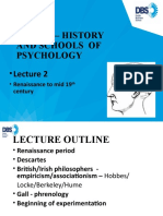 History of Psychology Lecture 2