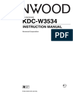 KDC-W3534: Instruction Manual