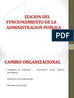 CAMBIO ORGANIZACIONAL. GESTION DEL DESEMPEÑO. ESAN 7 y 8