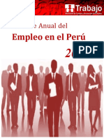 Informe Anual Empleo Enaho 2014
