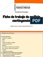 Ficha de Trabajo de Análisis Contingencial: Facultad de Psicología