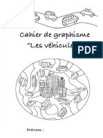 Cahier de Graphisme Les Vehicules