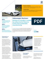 Volkswagen Sachsen: Driving Eco-Friendly E-Mobility by Using Smarter Finances To Fine-Tune Sustainable Manufacturing