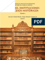 De La Puente Brunke Jose Y Guevara Gil Jorge - Derecho Instituciones Y Procesos Historicos - Tomo I