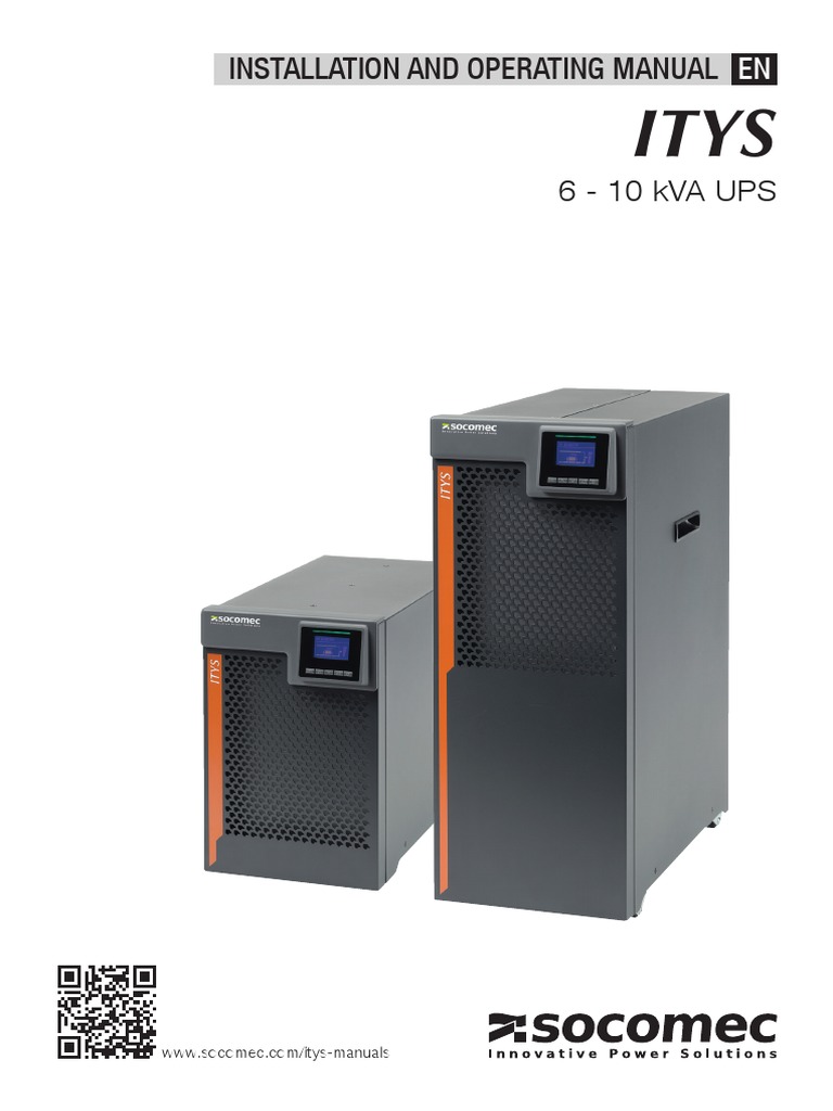 ITYS 6-10 kVA UPS Manual | PDF | Mains Electricity | Electricity