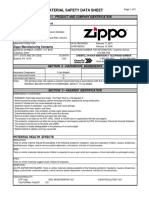 Material Safety Data Sheet: Section 1 - Product and Company Identification