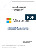 Human Resource Management: Microsoft Corporation