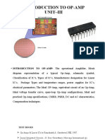 Introduction To Op-Amp-Unit-Iii