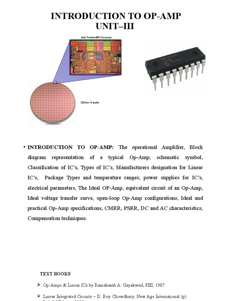 Introduction To Op-Amp-Unit-Iii | PDF | Operational Amplifier ...
