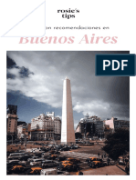 Guía Con Recomendaciones en Buenos Aires