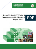 Egypt National Stepwise Survey For Noncommunicable Diseases Risk Factors 2017 Report