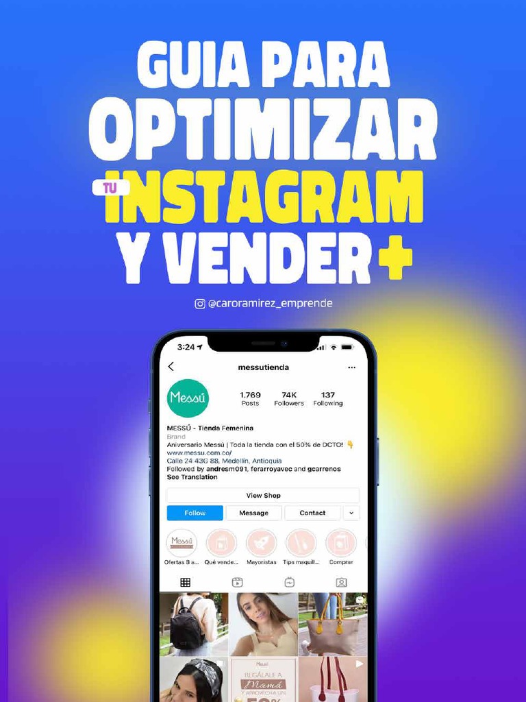 Optimiza tu Instagram para vender más | PDF | Servicio de redes ...
