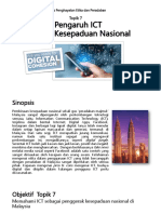 08 Topik 7 - Pengaruh ICT Ketas Kesepaduan Nasional