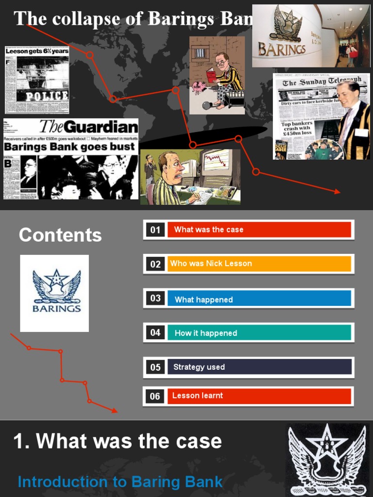 The Collapse of Barings Bank PDF Futures Contract Option (Finance)
