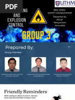 Fire Engineering AND Explosion Control: BBX 20904 Safety Management Presenter By, Ahnaf Norsyazwan Amirullah