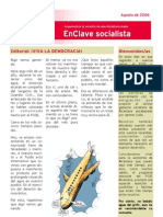 PSOE Alcántara. EnClave Socialista Agosto 2006