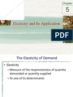 Lecture 3 Elasticity and its application