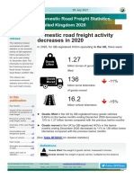 Domestic Road Freight Statistics 2020
