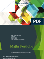 Maths Portfolio