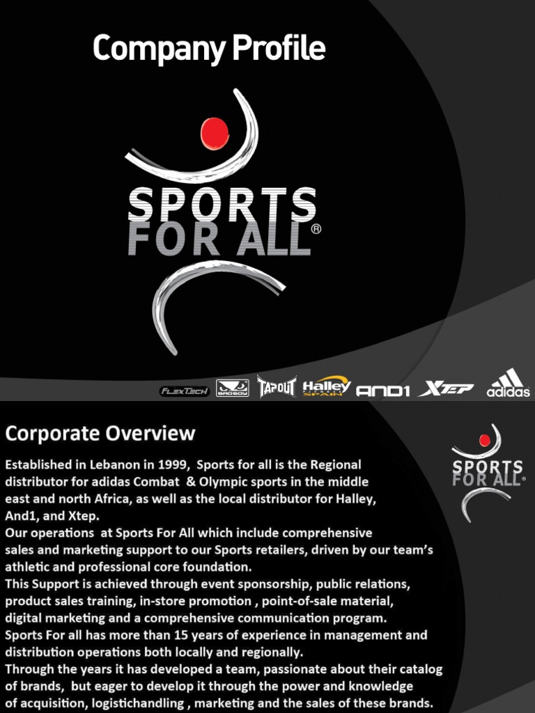 Sports For All Company Profile PDF