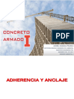 CONCRETO ARMADO adherencia anclaje