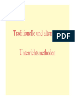 Traditionelle Und Alternative Unterrichtsmethoden (1)