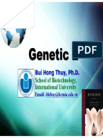 Lecture 6. Genetic 2