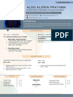 Aldo Aldrin Pratama WWT Process Engineer CV