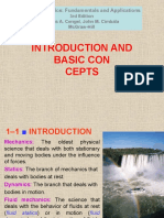 Introduction and Basic Con Cepts: Fluid Mechanics: Fundamentals and Applications