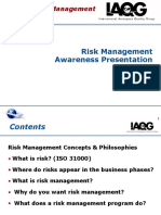 Risk Management Awareness Iaqg