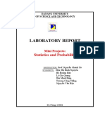 Laboratory Report: Statistics and Probability