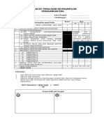 Checklist Pemasangan Ekg