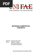 Material Compósito - Concreto