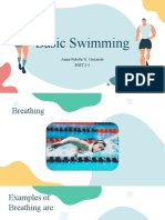Basic Swimming: Anne Polette N. Gozarate BSIT 2-1