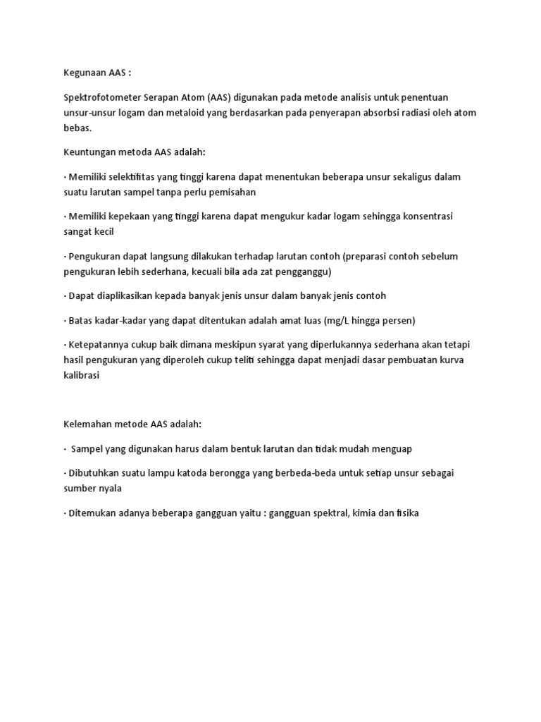Kegunaan Aas Pdf