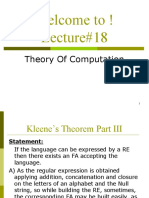 Kleen's Theorem 