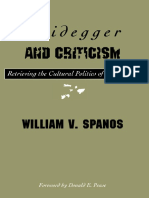 Heidegger and Criticism