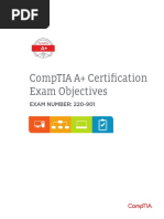 Comptia A+ Certification Exam Objectives