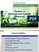 BEV2063-EV414 Chpt. 2 Material and Energy Balances