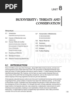 Biodiversity: Threats and Conservation: Structure