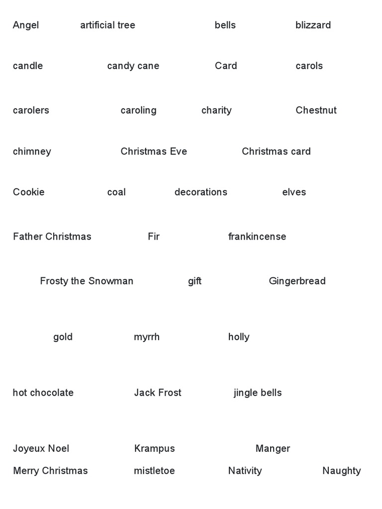 A Christmas Carol Symbols 